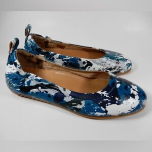 New FitFlop Allegro Leather Faux Ballet Flats Shoes Women' sz 7